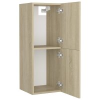 vidaXL Badezimmerschrank Sonoma-Eiche 30x30x80 cm Holzwerkstoff