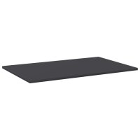 vidaXL B&uuml;cherregal-Bretter 8 Stk. Grau 80x50x1,5 cm Holzwerkstoff