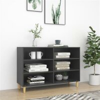 vidaXL Sideboard Grau 103,5x35x70 cm Holzwerkstoff