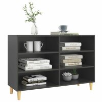 vidaXL Sideboard Grau 103,5x35x70 cm Holzwerkstoff