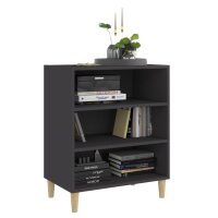 vidaXL Sideboard Grau 57x35x70 cm Holzwerkstoff