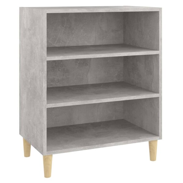 vidaXL Sideboard Betongrau 57x35x70 cm Holzwerkstoff