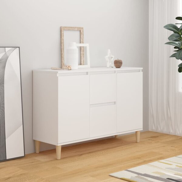 vidaXL Sideboard Wei&szlig; 103,5x35x70 cm Holzwerkstoff