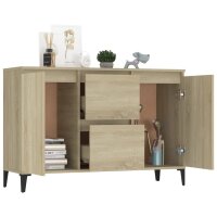 vidaXL Sideboard Sonoma-Eiche 104x35x70 cm Holzwerkstoff