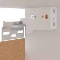 vidaXL Eckhängeschrank Sonoma-Eiche 57x57x60 cm Holzwerkstoff