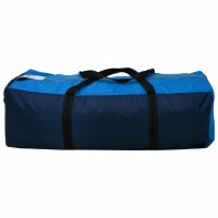 vidaXL Campingzelt Stoff 9 Personen Dunkelblau und Blau