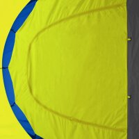 vidaXL Campingzelt 9 Personen Stoff Blau/Gelb