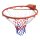 vidaXL Basketballkorb-Set Hangring mit Netz Orange 45 cm