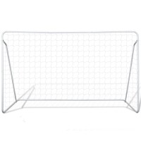 Mini Fu&szlig;ball Torpfosten Netz Set Stahl 240 x 90 x 150 cm