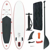 vidaXL Stand Up Paddle Board SUP Aufblasbar Rot und...