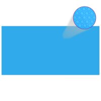 Rechteckige Pool-Abdeckung PE Blau 732 x 366 cm