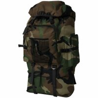 vidaXL Armee-Style Rucksack XXL 100 L Camouflage