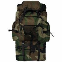 vidaXL Armee-Style Rucksack XXL 100 L Camouflage