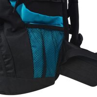 vidaXL Wanderrucksack XXL 75 L schwarz und blau