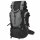 vidaXL Wanderrucksack XXL 75 L Schwarz und Grau