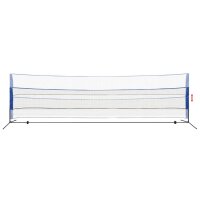 vidaXL Badmintonnetz mit Federb&auml;llen 600x155 cm