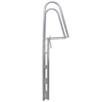 vidaXL Steg-/Poolleiter 4-stufig Aluminium 167 cm