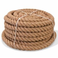 vidaXL Seil 100% Jute 20 mm 50 m