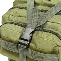 vidaXL Rucksack im Army-Style 50 L Olivgr&uuml;n