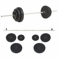 vidaXL Langhantel-Set 30 kg