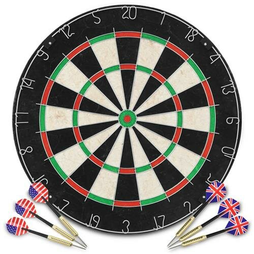 vidaXL Professionelles Dartboard Sisal mit 6 Darts