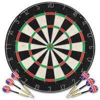 vidaXL Professionelles Dartboard Sisal mit 6 Darts