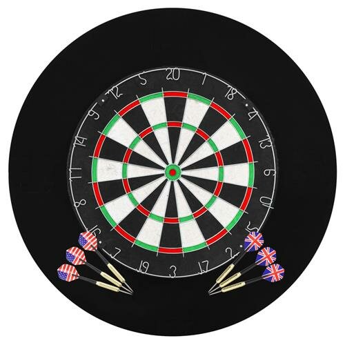 vidaXL Professionelles Dartboard Sisal mit 6 Darts und Surround