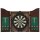 vidaXL Professionelles Dartboard Sisal mit Schrank und 6 Dartpfeilen