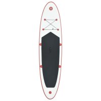 vidaXL Stand Up-Paddelboard-Set Aufblasbar Rot und Weiß