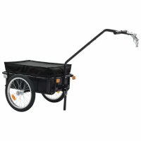 vidaXL Fahrradanhänger/Handwagen 155x60x83 cm Stahl...