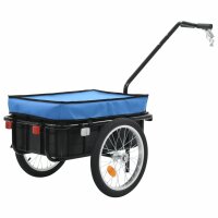 vidaXL Fahrradanhänger/Handwagen 155x60x83 cm Stahl...