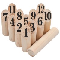 vidaXL Kubb Spielset Holz