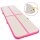 vidaXL Aufblasbare Gymnastikmatte mit Pumpe 300&times;100&times;10 cm PVC Rosa