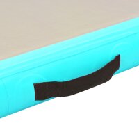 vidaXL Aufblasbares Gymnastik-Kissen mit Pumpe 500x100x10 cm PVC Gr&uuml;n