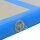 vidaXL Aufblasbare Gymnastikmatte mit Pumpe 600x100x10 cm PVC Blau