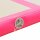 vidaXL Aufblasbare Gymnastikmatte mit Pumpe 700&times;100&times;10 cm PVC Rosa