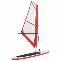 vidaXL Aufblasbares Stand-Up-Paddleboard Set mit Segel...