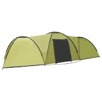 vidaXL Camping-Zelt Iglu 650x240x190 cm 8 Personen Gr&uuml;n