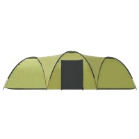 vidaXL Camping-Zelt Iglu 650x240x190 cm 8 Personen Gr&uuml;n