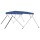 vidaXL 4-Bow Bimini Top Blau 243x180x137 cm