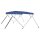 vidaXL 4-Bow Bimini Top Blau 243x210x137 cm