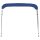 vidaXL 4-Bow Bimini Top Blau 243x210x137 cm