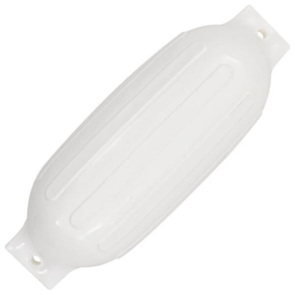 vidaXL Bootsfender 2 Stk. Wei&szlig; 69 x 21,5 cm PVC