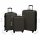 vidaXL Hartschalen-Trolley-Set 3 Stk. Anthrazit ABS