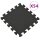 vidaXL Bodenmatten 54 Stk. 4,86 ㎡ EVA-Schaumstoff Schwarz