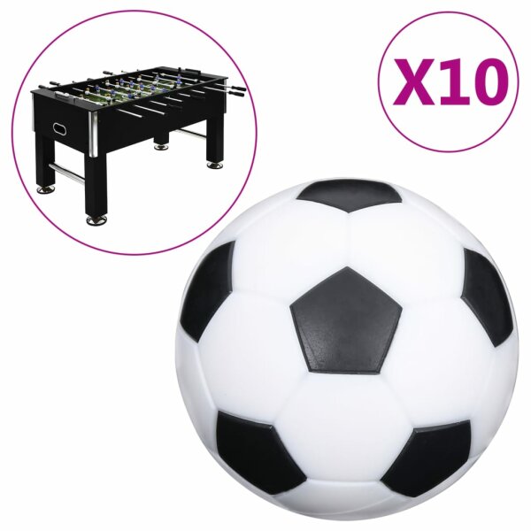 vidaXL Tischfu&szlig;ball-B&auml;lle 10 Stk. 32 mm ABS