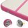 vidaXL Aufblasbare Gymnastikmatte mit Pumpe 400x100x15 cm PVC Rosa