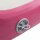 vidaXL Aufblasbare Gymnastikmatte mit Pumpe 400x100x15 cm PVC Rosa