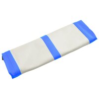 vidaXL Aufblasbare Gymnastikmatte mit Pumpe 600x100x15 cm PVC Blau