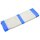 vidaXL Aufblasbare Gymnastikmatte mit Pumpe 600x100x15 cm PVC Blau